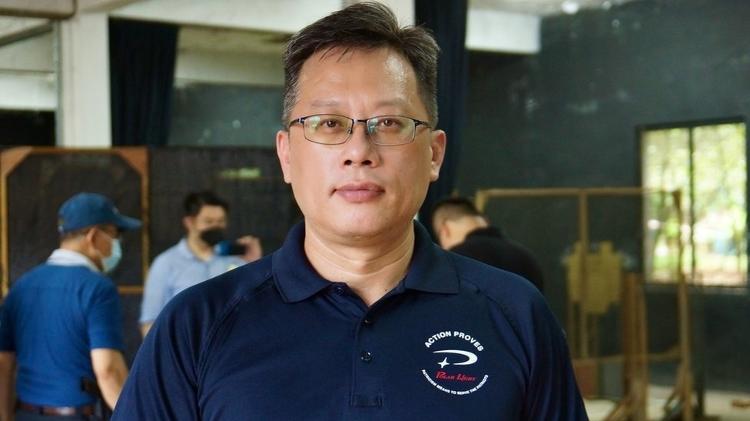 Max Chiang says demand for weapons training has risen by 50% - BBC - BBC