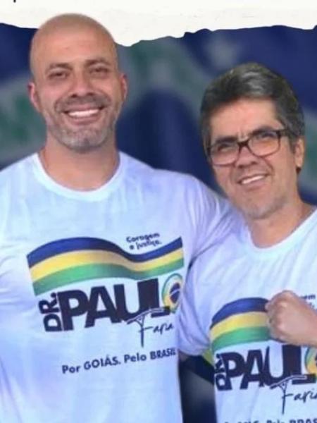 Deputado Daniel Silveira e seu advogado Paulo Faria - Reprodução/Instagram