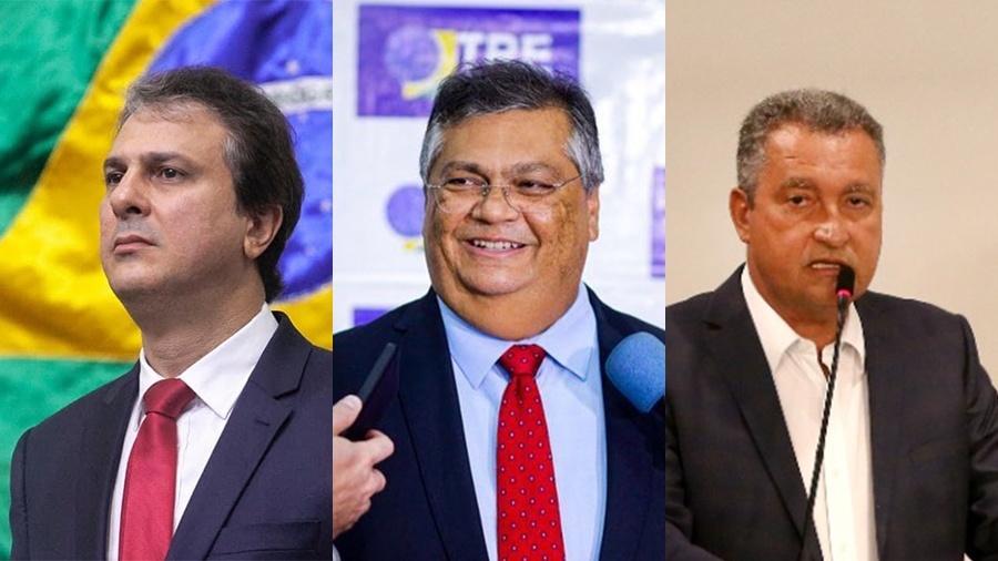 Camilo, Dino e Rui: três ministros que integraram, segundo Lula, "melhor safra" de governadores do país - Reprodução/Facebook