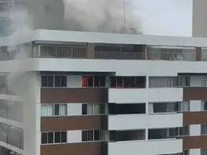 Homem morre após apartamento pegar fogo em Boa Viagem, no Recife