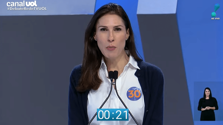 Marina Helena em debate Rede RedeTV!/ UOL