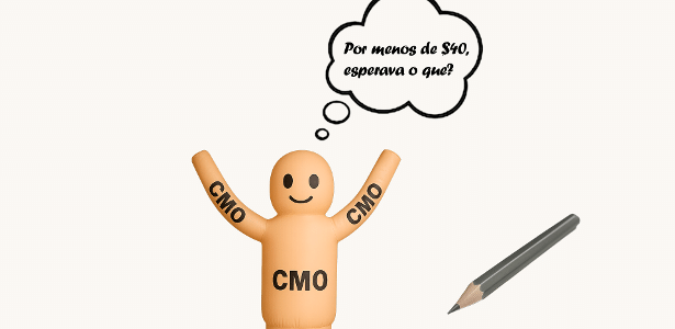 Que tal um diretor de marketing por 40 dólares?