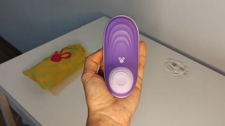 'Sussu' tem uma área vibratória em uma das extremidades (círculo lilás)