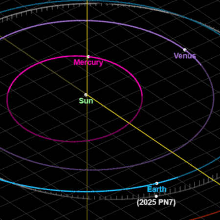Asteroide PN7 2025 Asteroide PN7 2025