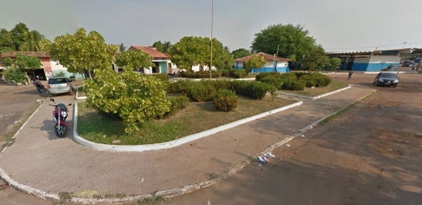 Praça da Rodoviária, uma das que a prefeita de Coroatá (MA), quer vender - GoogleEarth/Reprodução