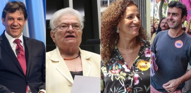 Em São Paulo e no Rio, eleitores pedem que amigos "abram mão" de preferências por Erundina e Feghali para impulsionar Haddad e Freixo - Divulgação