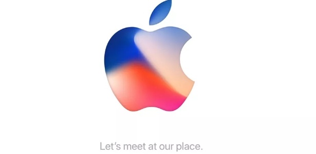 "Vamos nos encontrar em nosso lugar", diz o convite da Apple para o evento de 12 de setembro - Reprodução