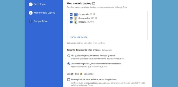 Como verificar sua cota de armazenamento no Google Drive?