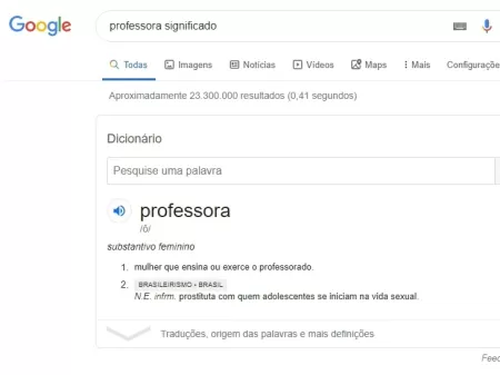 Após críticas, Google e Oxford tiram gíria de professora como