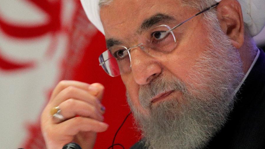 Presidente do Irã, Hassan Rouhani, diz que o presidente dos EUA, Donald Trump, não terá destino melhor que Saddam Hussein - Reprodução
