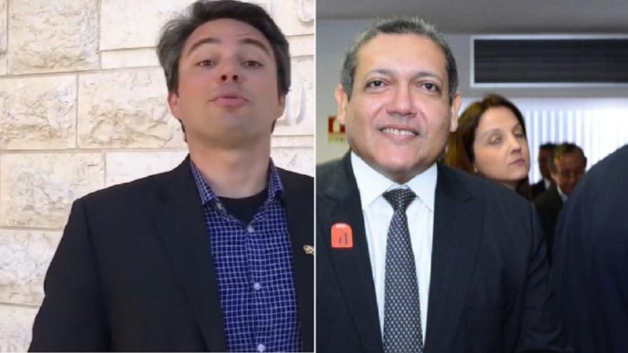 Saul Tourinho Leal (esq.), que teria sido plagiado por Kássio Nunes (dir.), nega cópia e defende desembargador  - Reprodução; Ramon Pereira/Ascom-TRF1