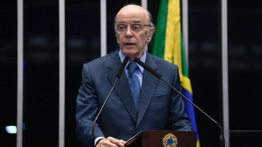 O senador José Serra (PSDB-SP) votou alinhado com o governo em 85% das vezes, de acordo com levantamento do site Congresso em Foco - Pedro França/Agência Senado