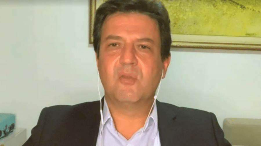 O ex-ministro da Saúde Luiz Henrique Mandetta em debate na Globo News - Reprodução