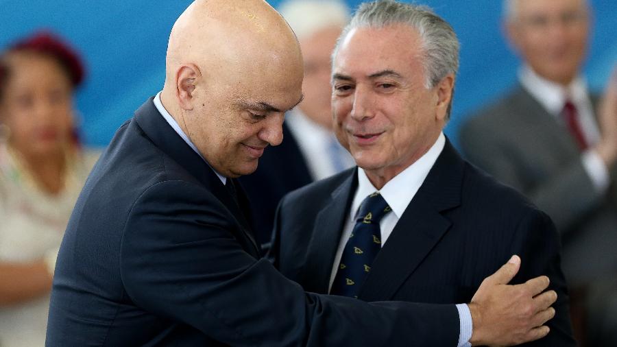 Moraes elogia diálogo de Temer e diz que ele foi alvo de 'injustiças'