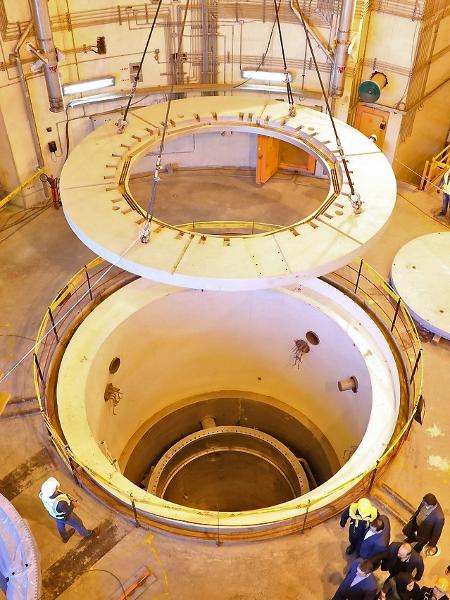 23.dez.2019 - Reator nuclear em Arak, no Irã
