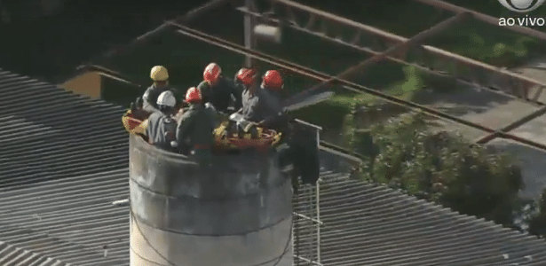 Teria tido mal-estar | Homem cai em caixa d'água de 10 metros de altura em São Paulo