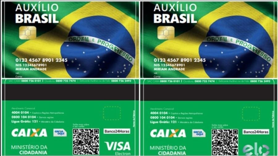Cartão do Auxílio Brasil será entregue primeiro para 6,6 milhões de famílias, diz o Ministério da Cidadania - Divulgação/Ministério da Cidadania