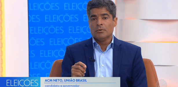 Ex-prefeito de Salvador ACM Neto (União Brasil) é candidato ao governo da Bahia