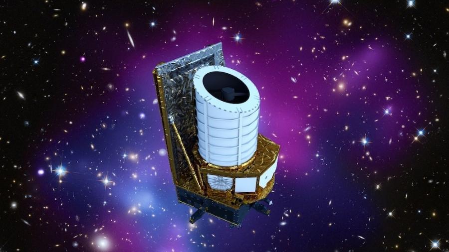 Concepção artística do telescópio Euclid, da Agência Espacial Europeia - ESA/ATG medialab