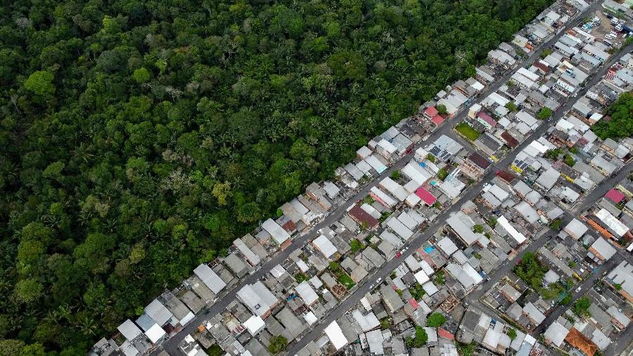 A cidade de Manaus (AM); dados do Censo foram divulgados nesta quarta - MICHAEL DANTAS / AFP