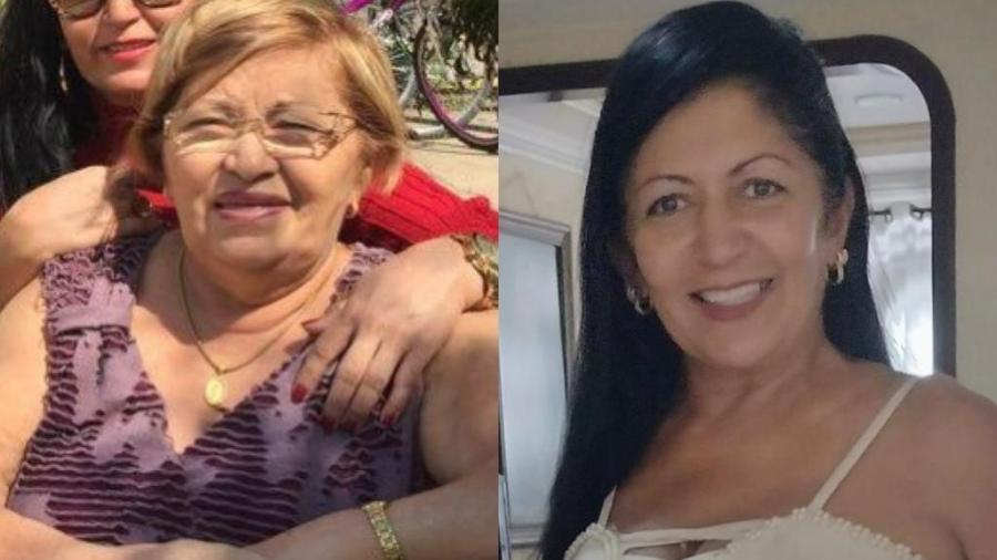 Ana Maria Lima e Maria das Neves Lima morreram na terça-feira (23) em Guarabira, na Paraíba