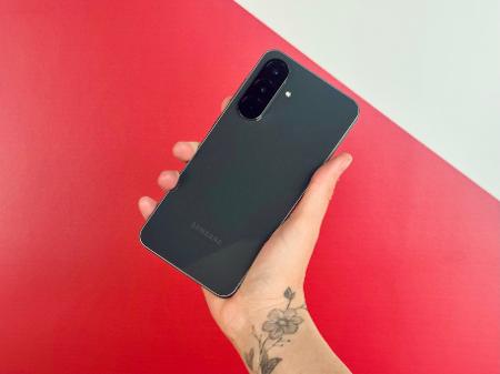 Galaxy A56 na cor preta Galaxy A56 na cor preta