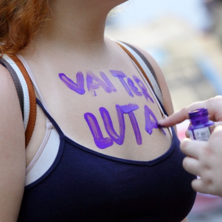 Manifestação de mulheres no Rio de Janeiro em favor dos direitos femininos - Ellan Lustosa/ Código 19/ Estadão Conteúdo