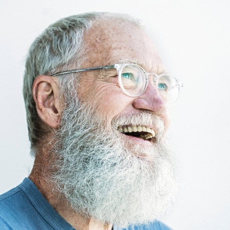 David Letterman deve voltar ao ar ostentando sua longa barba que cultivou no período fora do ar - Damon Winter/The New York Times