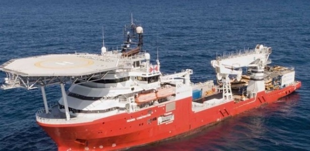 O navio Seabed Constructor, usado para localização do submarino ARA San Juan - OCEAN INFINITY