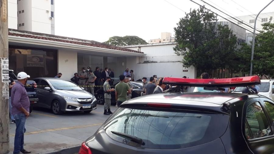 Escritório de advocacia em Goiânia onde dois advogados foram mortos a tiros - Pedro Paulo Couto/Colaboração para o UOL