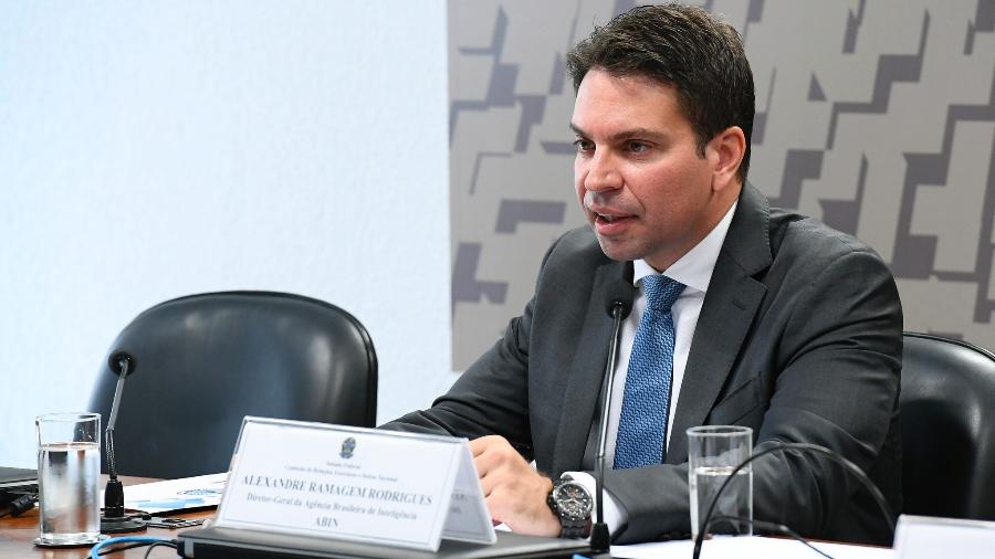 Diretor-geral da Agência Brasileira de Inteligência (Abin), Alexandre Ramagem Rodrigues - Marcos Oliveira/Agência Senado