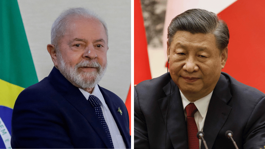 Lula e Xi Jinping: encontro entre os líderes de Brasil e China acontece nesta sexta-feira - Ludovic Marin/AFP