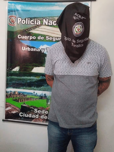 Policial brasileiro preso no Paraguai
