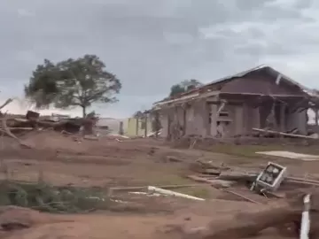 Chuvas no RS: Vídeo mostra cidade devastada no Vale do Taquari