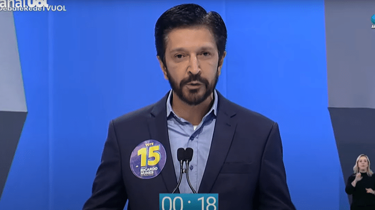 Ricardo Nunes em debate RedeTV!/ UOL