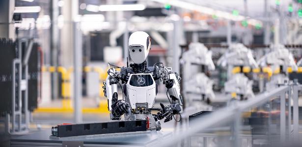 Mercedes-Benz testa robôs humanoides em fábricas na Europa