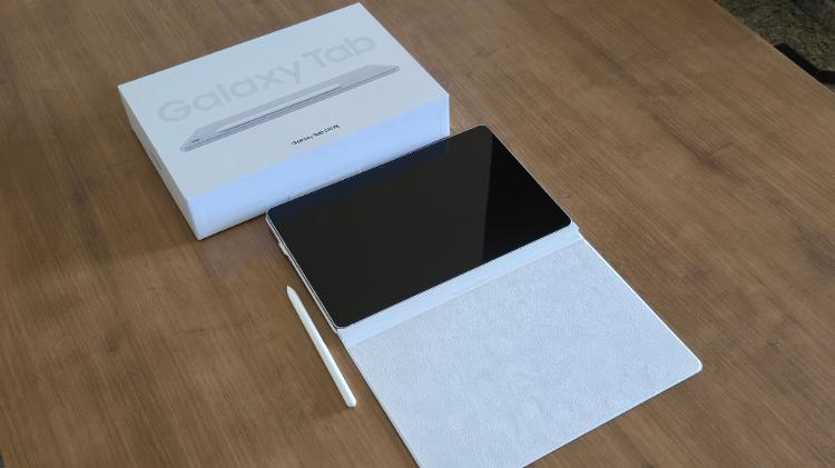S Pen do Galaxy Tab S10 FE vem com o aparelho S Pen do Galaxy Tab S10 FE vem com o aparelho