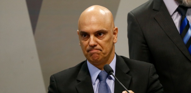 Alexandre de Moraes responde a perguntas de senadores na CCJ - Pedro Ladeira/Folhapress