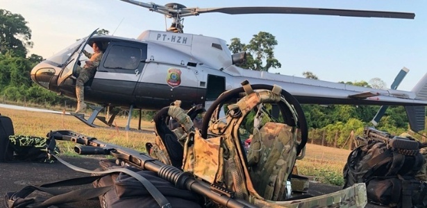 Polícia Federal deflagrada pela PF teve apoio do Ibama e Funai - Divulgação/Polícia Federal