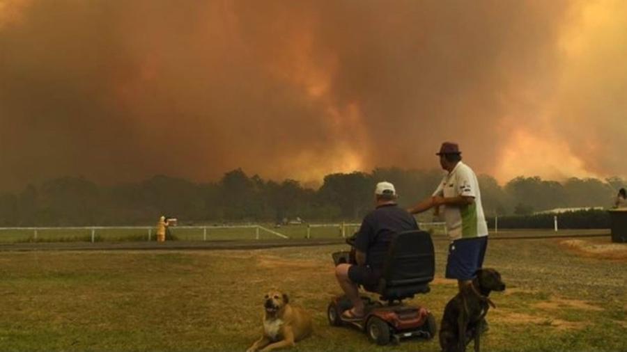 Nova Gales do Sul, estado da Austrália, enfrentou condições catastróficas - Getty Images 