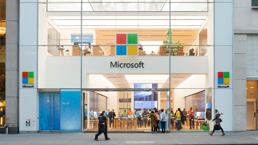 Loja da Microsoft em Nova York, nos EUA - iStock