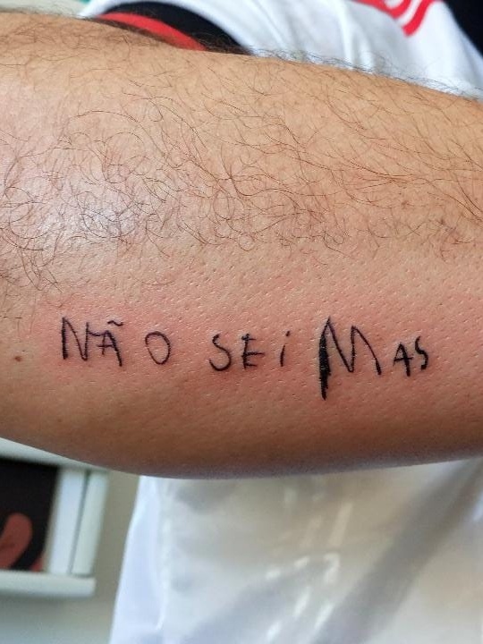 Tatuagem Frases No Braco