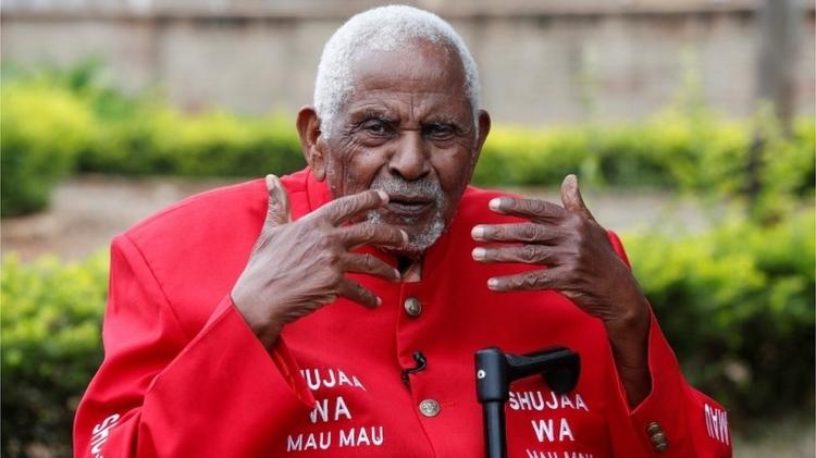 Rebellion veteran Mau Mau Gitu wa Kahengeri condemned the British actions but said she mourned the Queen's death.  - Reuters - Reuters