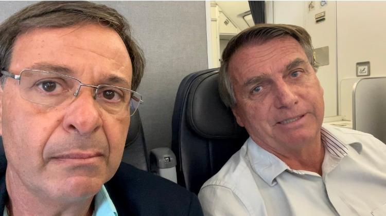 O ex-ministro Gilson Machado ao lado de Bolsonaro O ex-ministro Gilson Machado ao lado de Bolsonaro