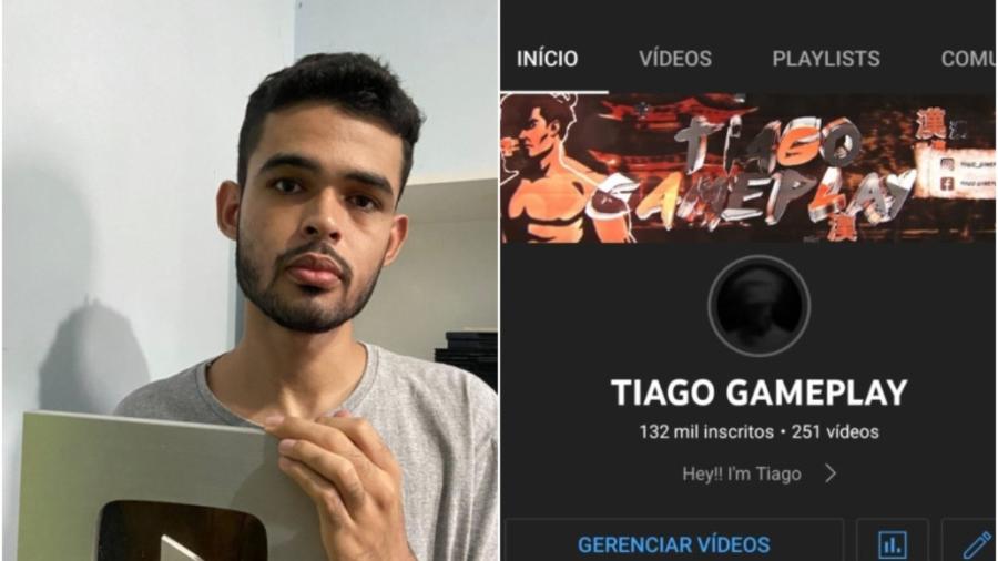 Tiago de Souza diz que IA do Google errou ao desativar sua conta do Youtuber - Arquivo Pessoal