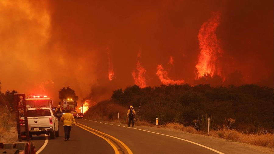 Incêndio na Califórnia; 'clima' criado pelo fogo pode ter consequências imprevisíveis