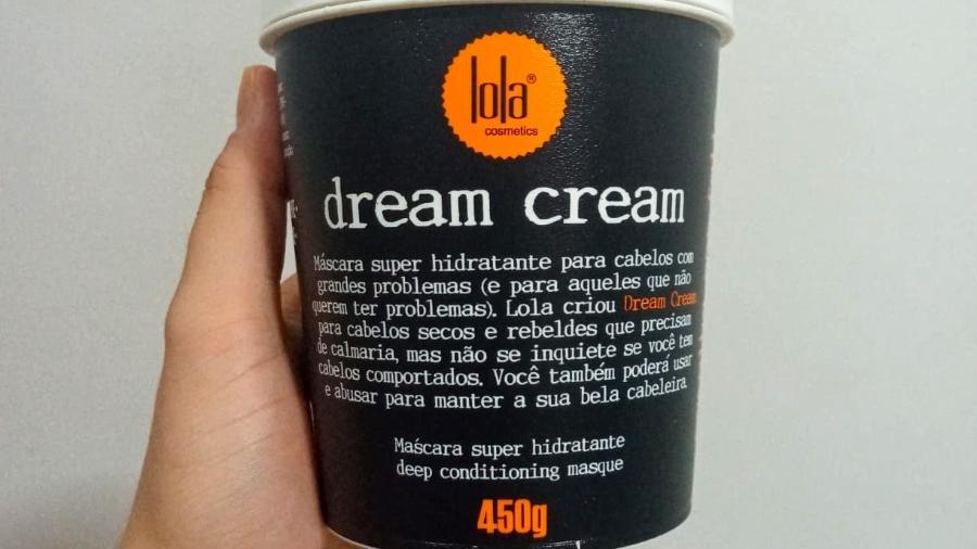 Máscara capilar Dream Cream, da Lola Cosmetics