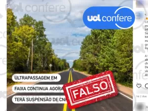 Ultrapassar em faixa contínua não suspende CNH