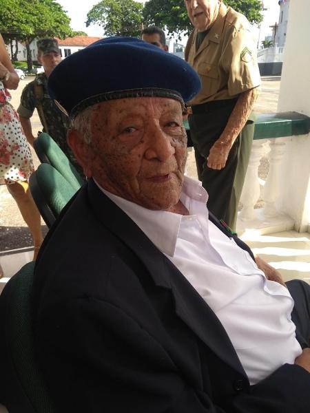 Ex-combatente da Segunda Guerra Mundial, o segundo tenente Raymundo Barbosa Ramos, de 99 anos, morreu vítima da covid-19 - Arquivo Pessoal