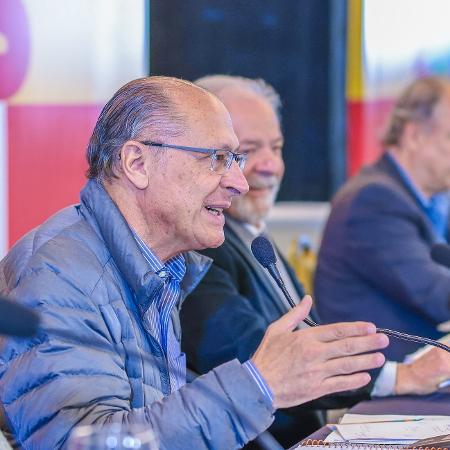O ex-governador Geraldo Alckmin (PSB) em evento da campanha com o ex-presidente Lula (PT) - Ricardo Stuckert
